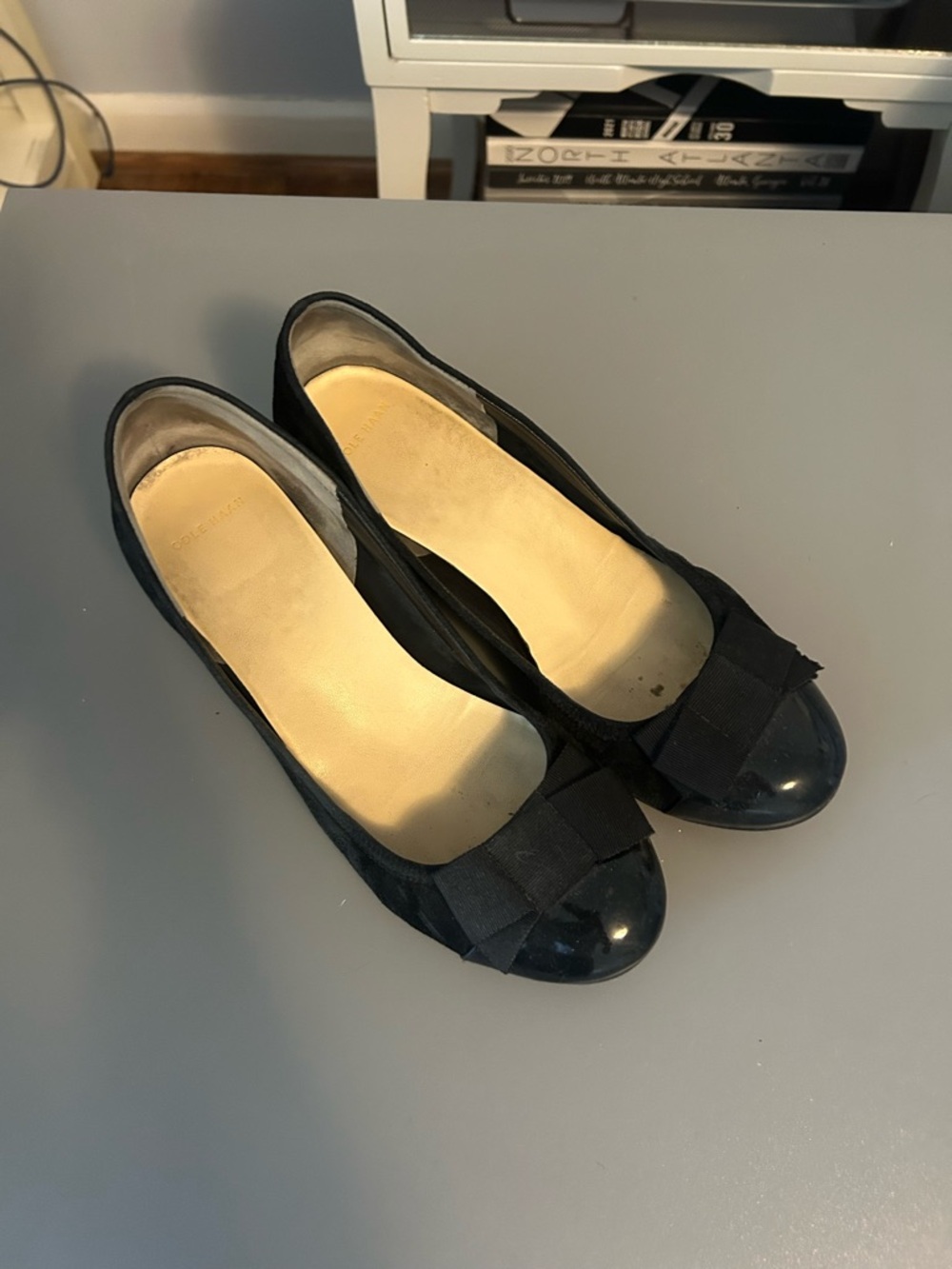 Cole Haan Black Women's Wedge Heel with Bow